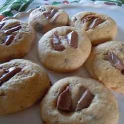 cookies beurre de cacahuètes et chocolat au lait