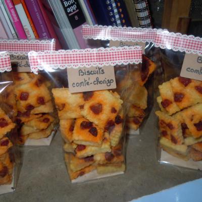 biscuits comté-chorizo
