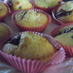 muffins choco-nutella-noisettes