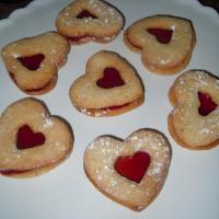 sablés gelée de framboises