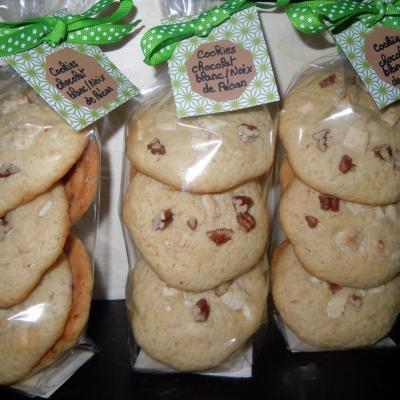 Cookies chocolat blanc et noix de Pécan